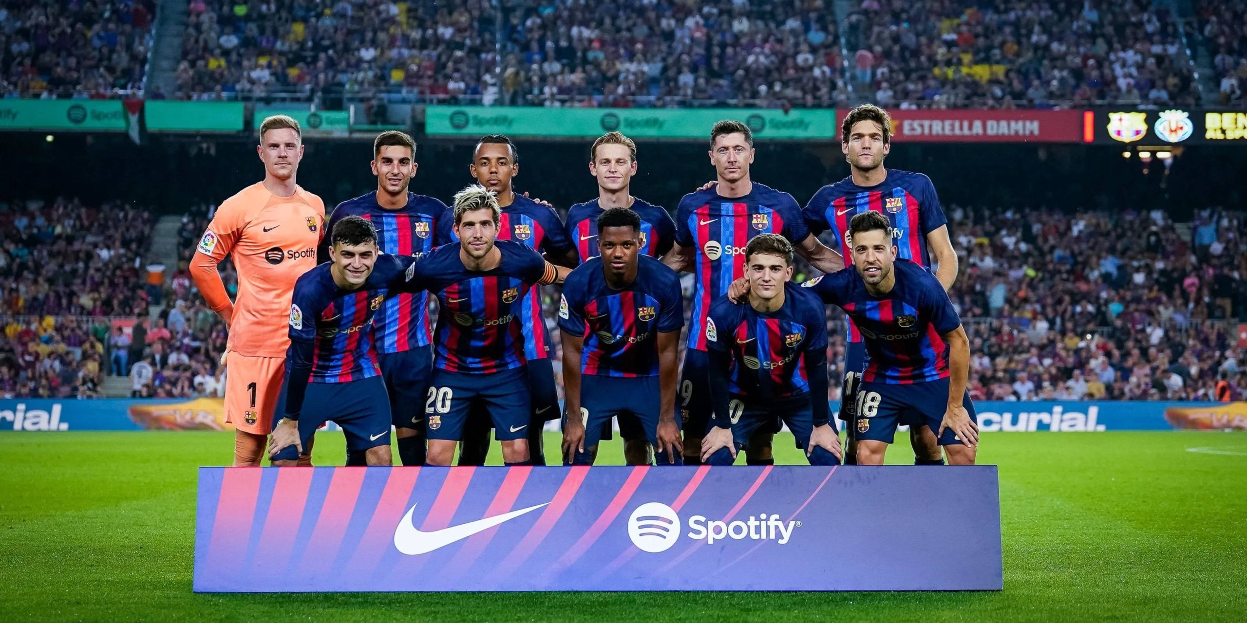 El once titular del Barça contra el Villarreal | FC Barcelona
