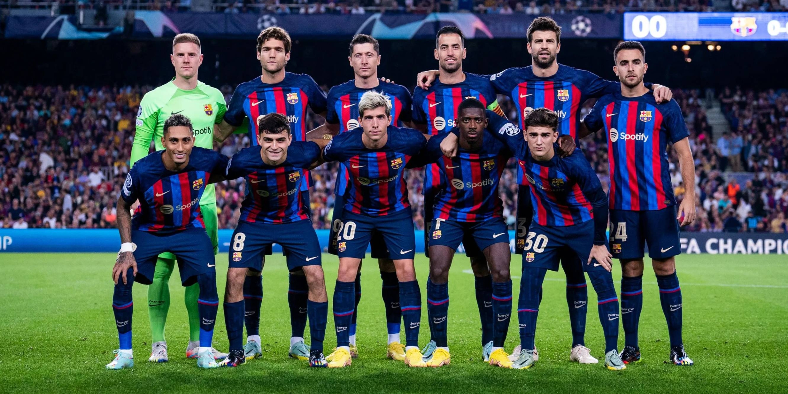 L'onze titular del Barça contra l'Inter al Camp Nou | FC Barcelona