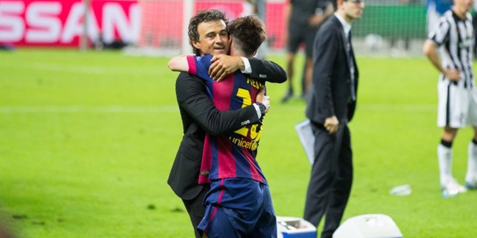 Luis Enrique i Messi, durant l’etapa de tots dos al Barça | FC Barcelona