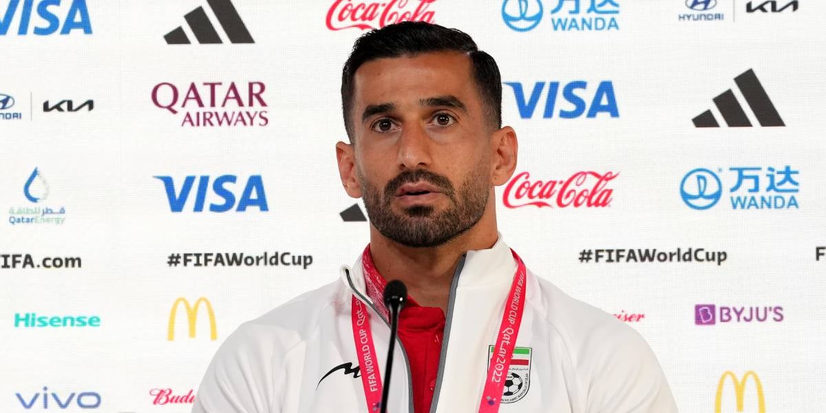 Ehsan Hajsafi, capità de la selecció de l'Iran | Europa Press