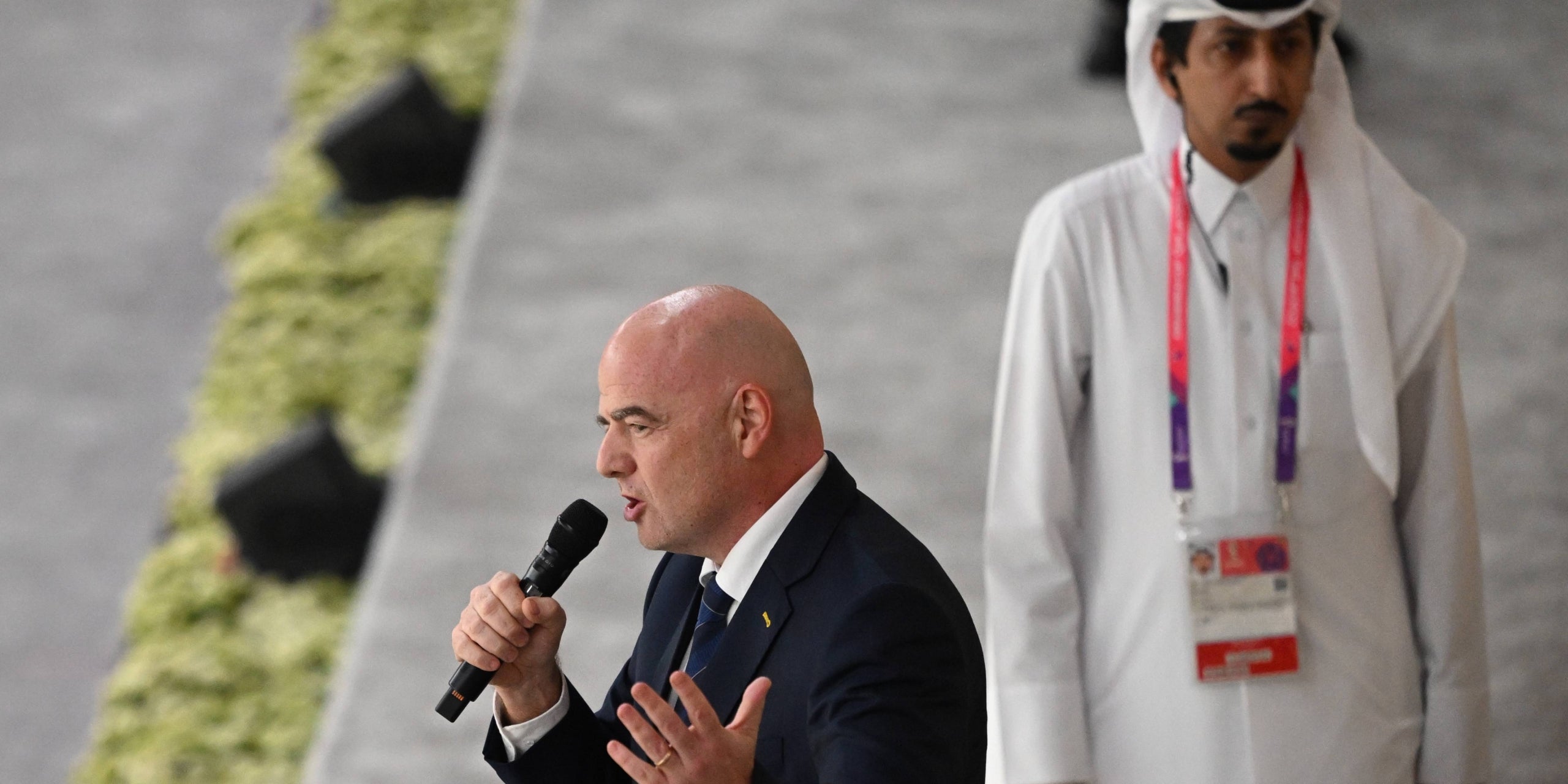 Gianni Infantino, durant el Mundial de Qatar | Europa Press