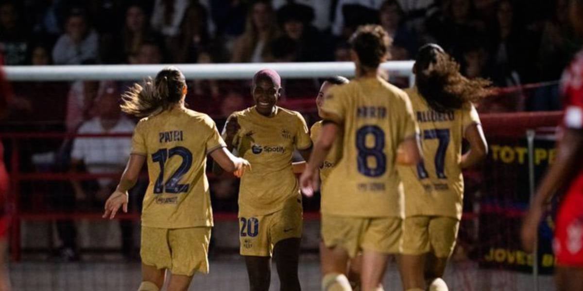 Jugadores del FC Barcelona durant el derbi català | FC Barcelona
