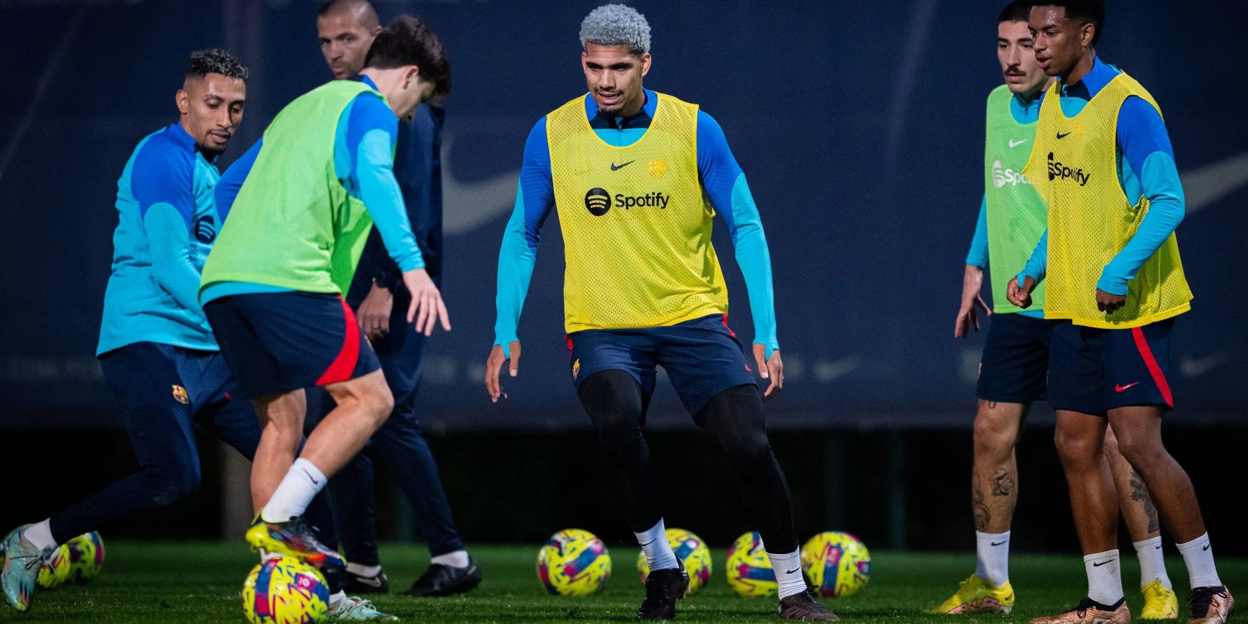 Ronald Araujo, durant un entrenament | FC Barcelona