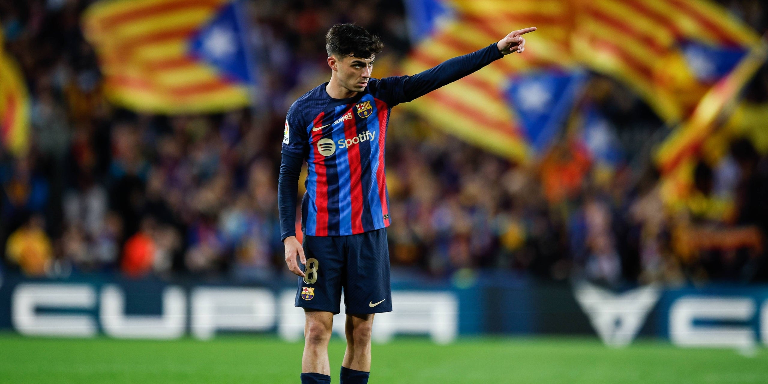 Pedri, durant un partit al Camp Nou | Europa Press