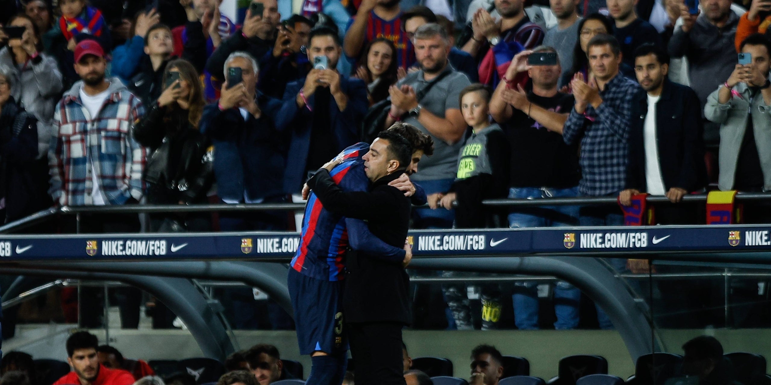 El rècord d'assistència de la temporada 2022-2023 al Camp Nou es va produir el dia de la retirada de Gerard Piqué | Europa Press