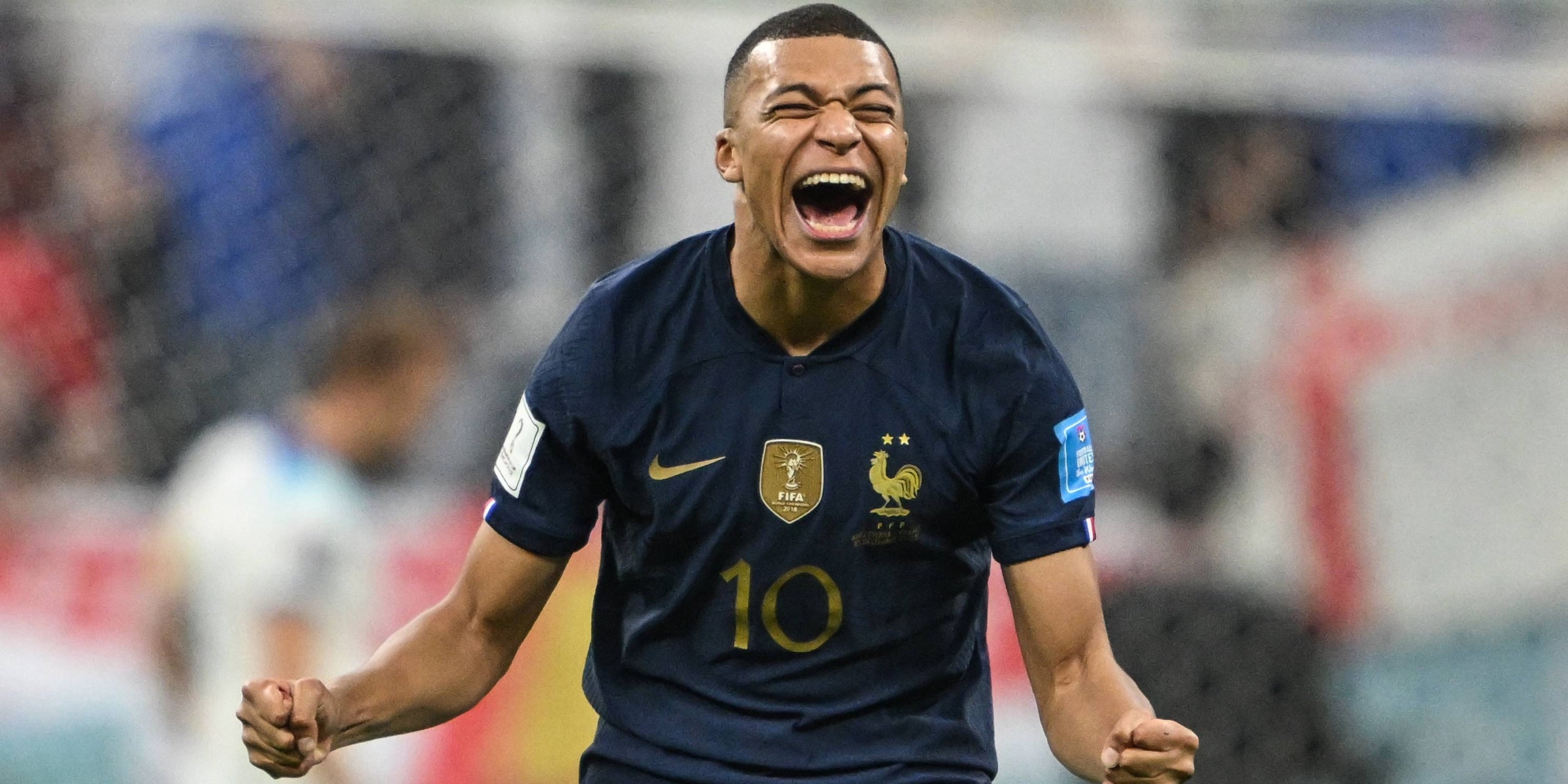 Kylian Mbappé, celebrando con euforia | Europa Press