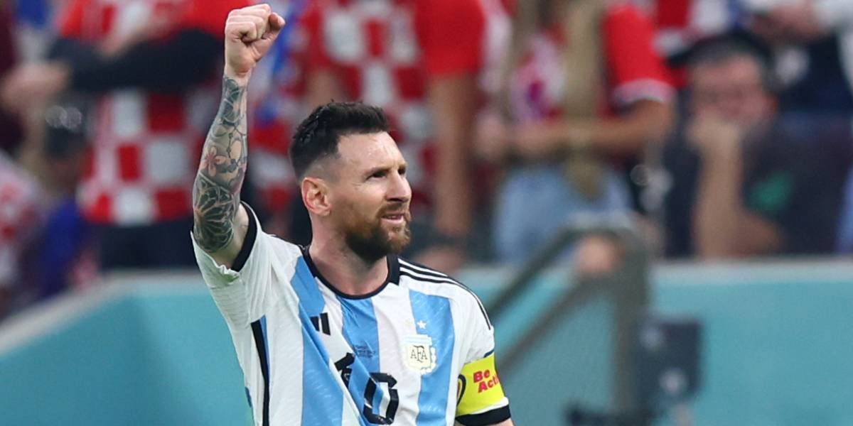 Leo Messi celebra el seu gol contra Croàcia | Europa Press