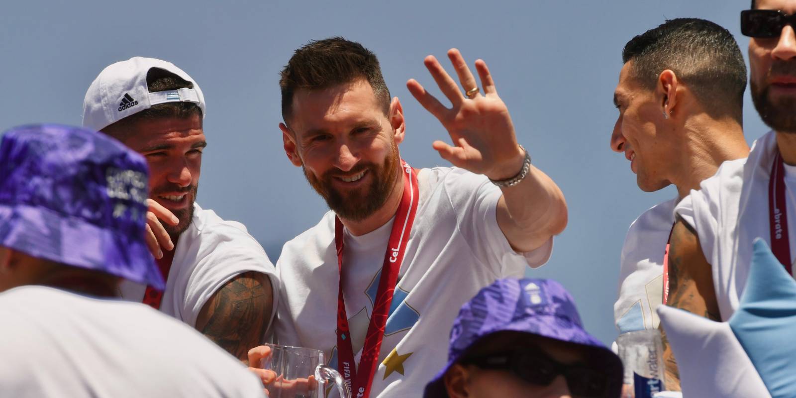 Leo Messi, celebrant la Copa del Món amb l'Argentina | Europa Press