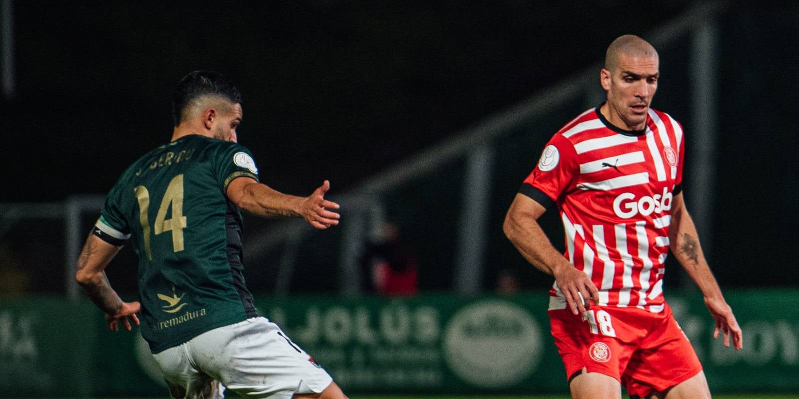 Oriol Romeu, durant el Cacereño-Girona de la Copa del Rei | Girona FC