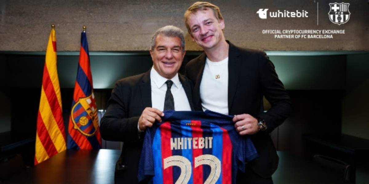 El Barça celebra l'acord de patrocini amb WhiteBIT | FC Barcelona
