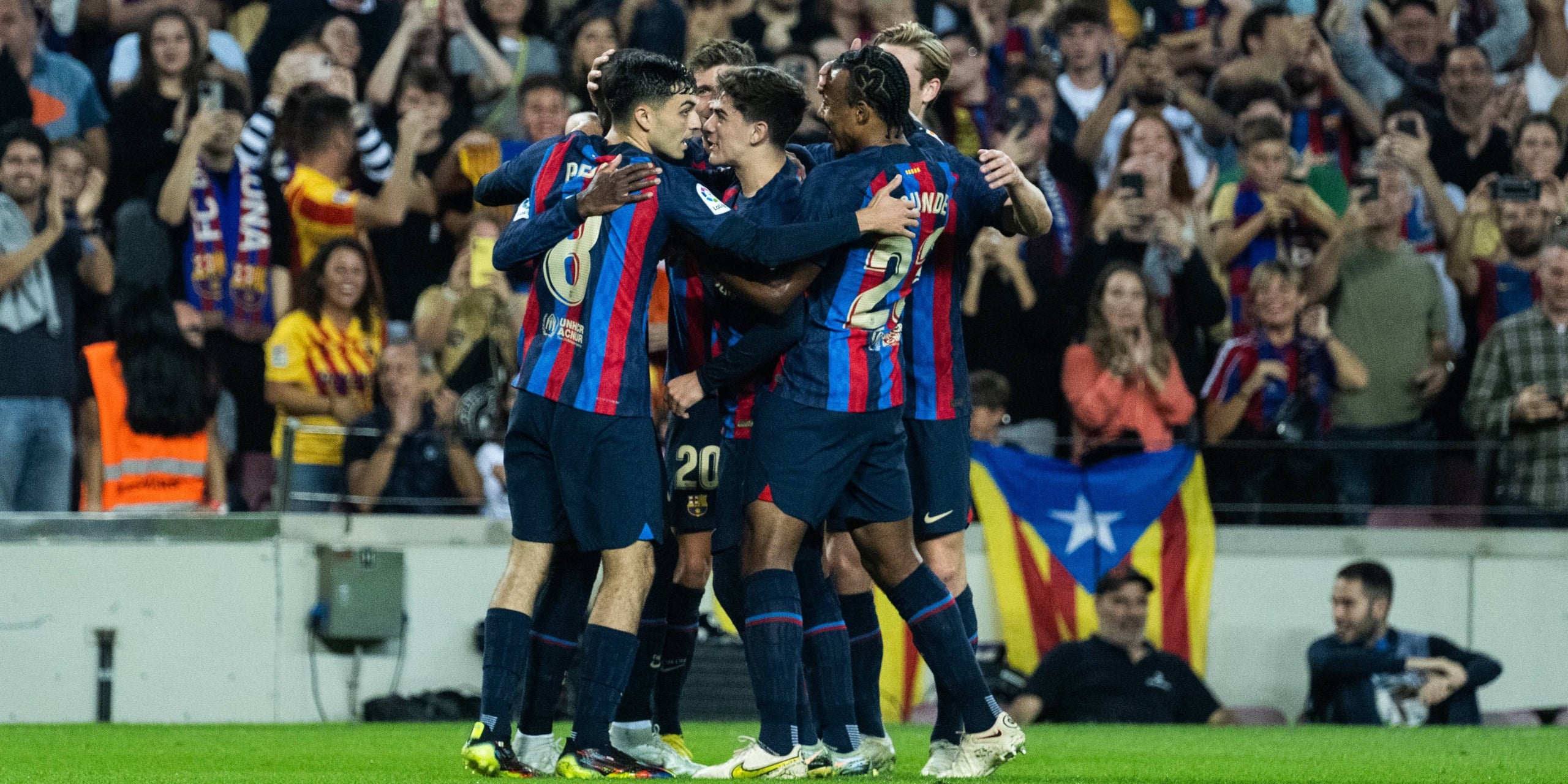 Els jugadors del Barça, celebrant un gol | Europa Press