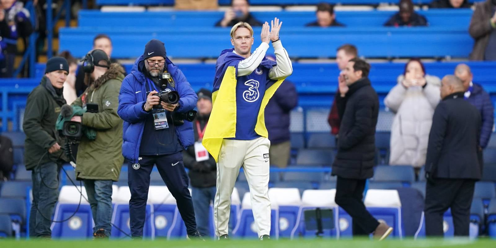 Mijailo Mudryk, durant la seva presentació com a jugador del Chelsea | Chelsea