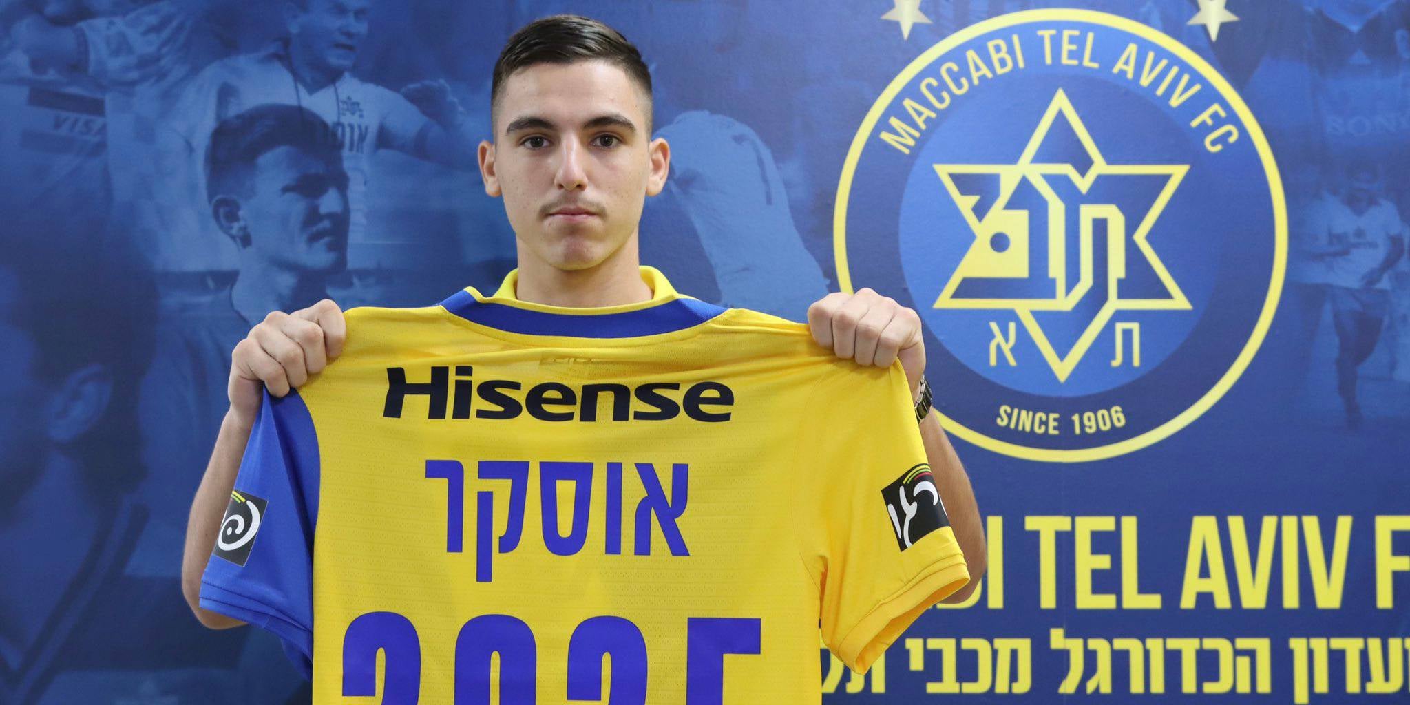 Oscar Gloukh, jugador del Maccabi de Tel Aviv | @MaccabiTLVFC