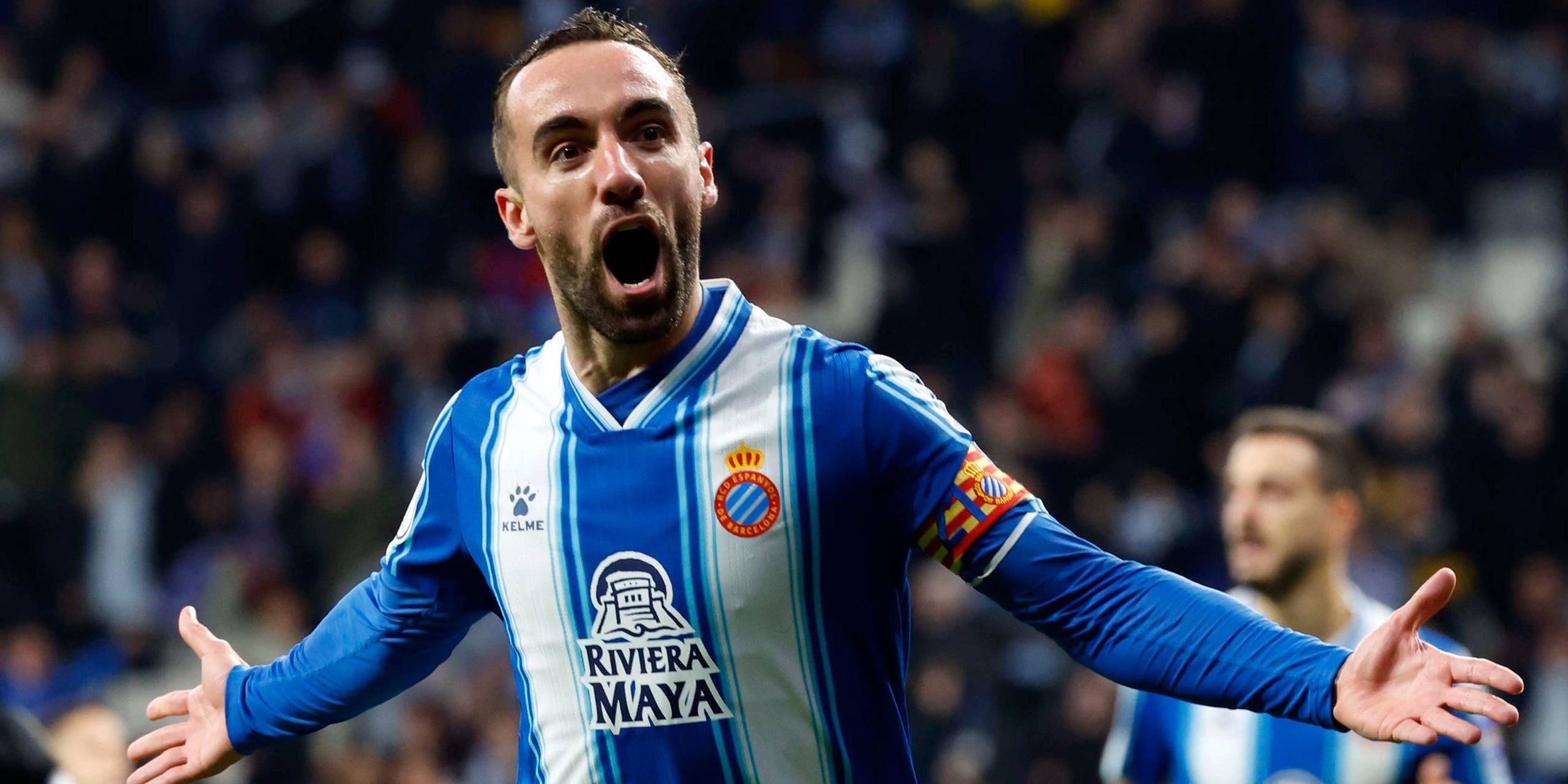 Sergi Darder celebra el seu gol contra el Celta | RCDE