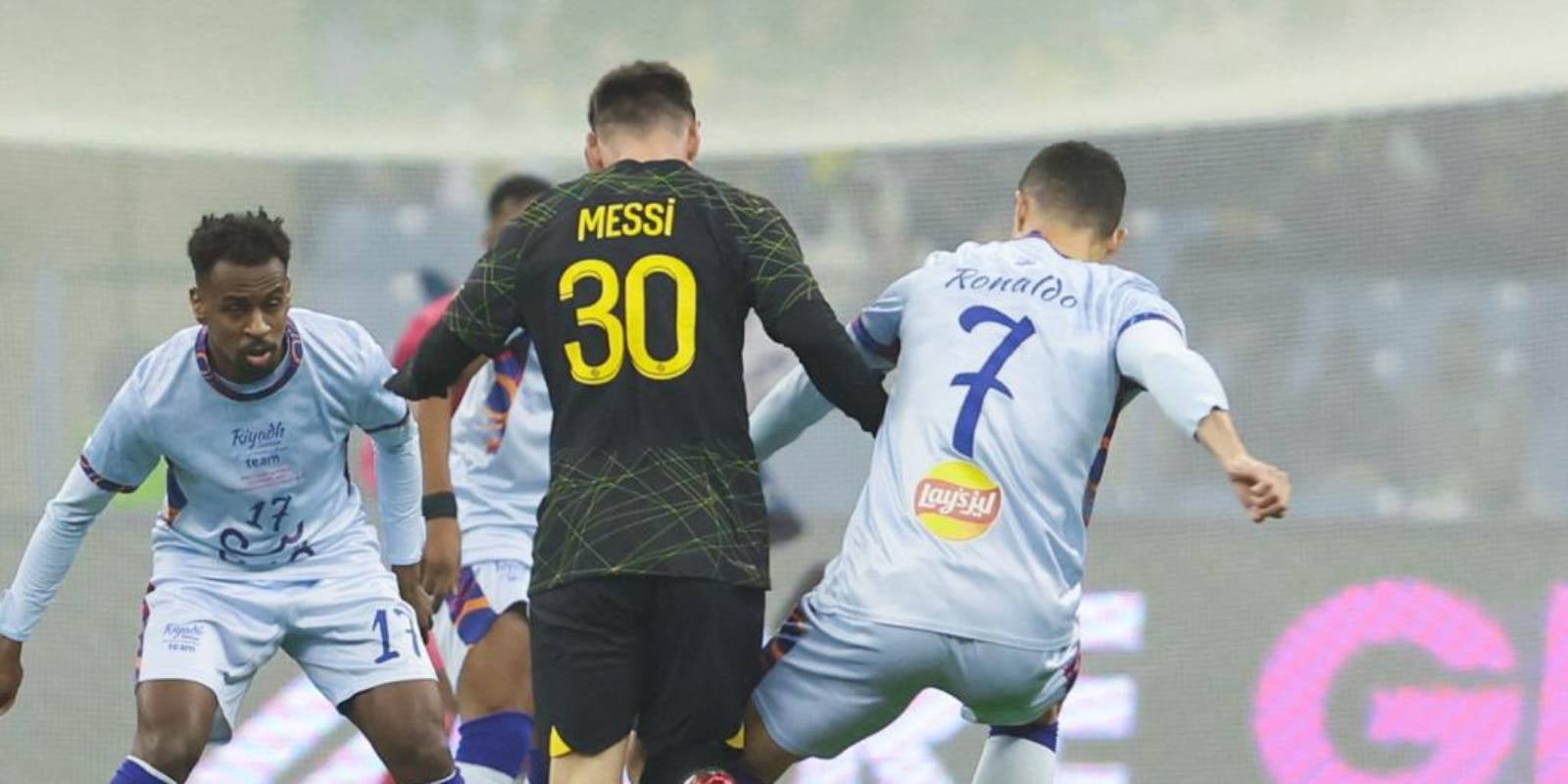 Leo Messi i Cristiano Ronaldo, durant el PSG-Riyadh Season | Riyadh Season