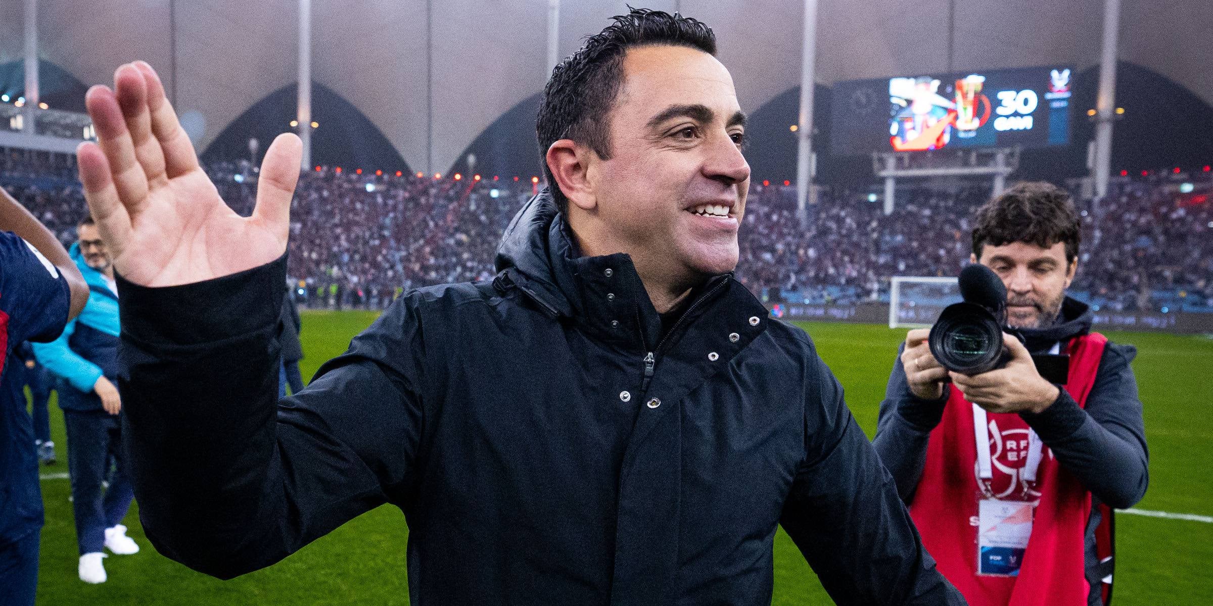 Xavi Hernández, després de guanyar la Supercopa | FC Barcelona