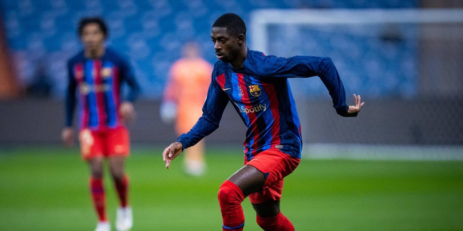 Ousmane Dembélé, durant el Betis-Barça de la Supercopa | FC Barcelona