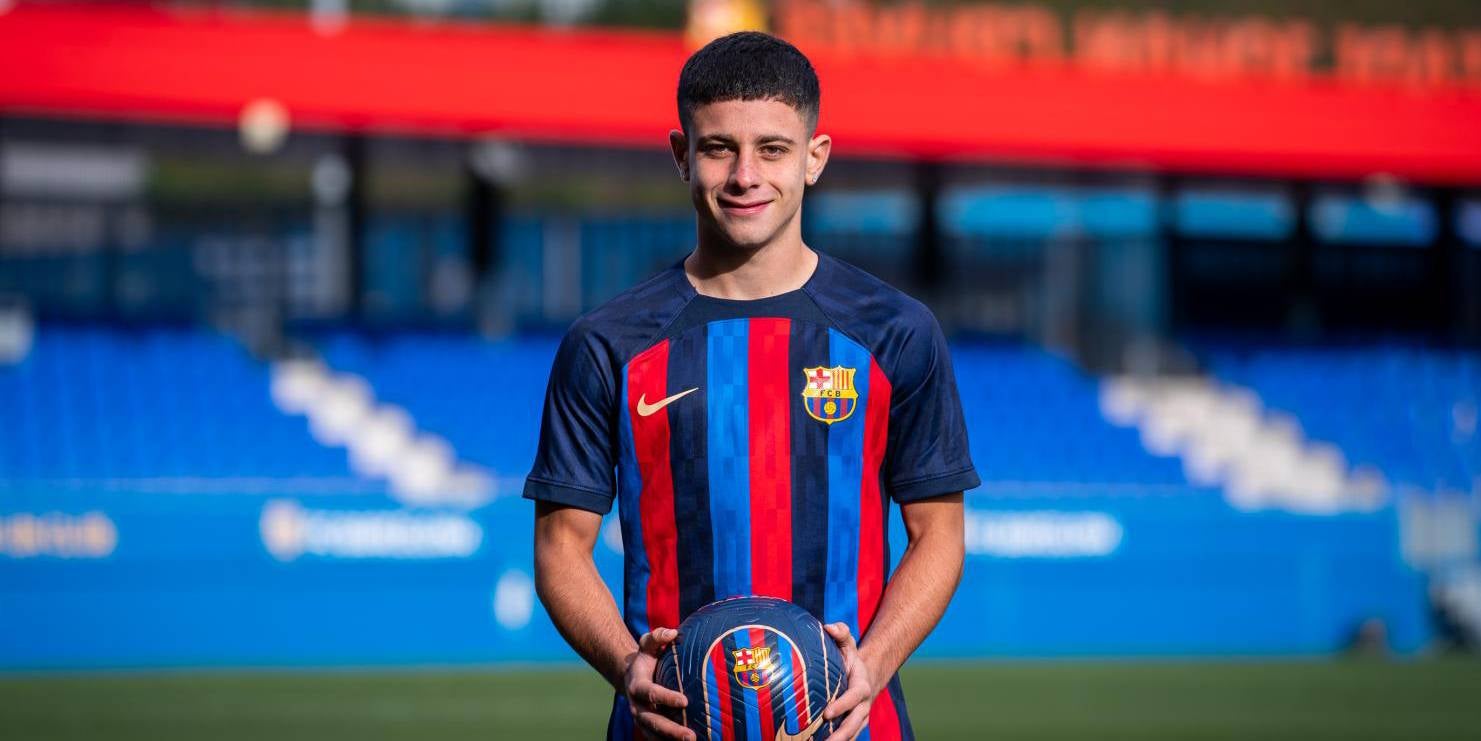 Lucas Román, nou jugador del Barça | FC Barcelona