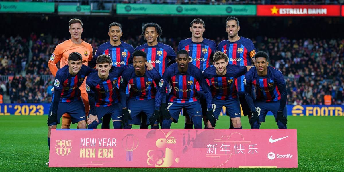 Equip inicial del FC Barcelona contra el Getafe | FC Barcelona