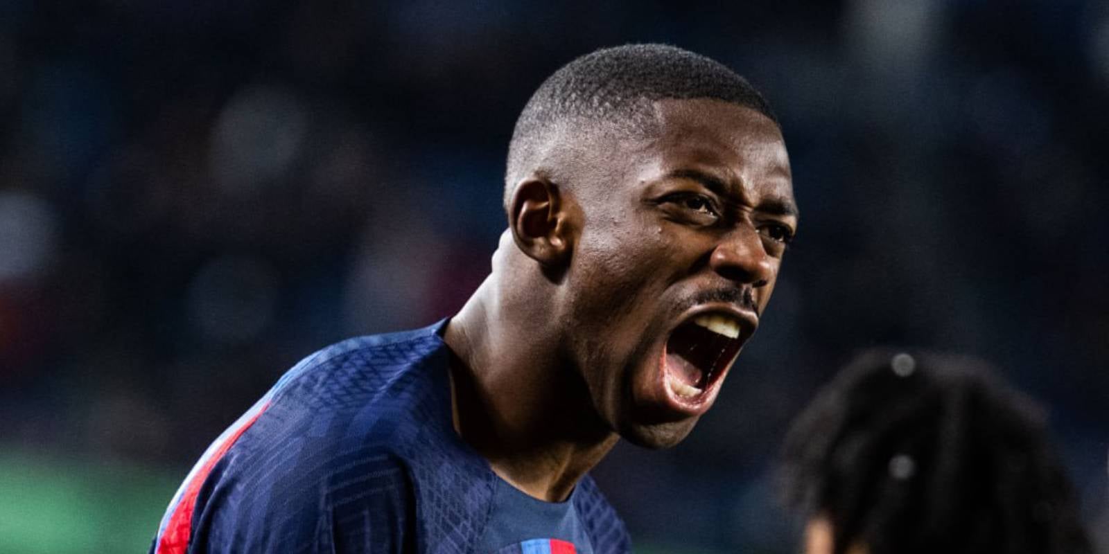 Ousmane Dembélé, exjugador del Barça, celebrant el seu gol contra la Reial Societat | FC Barcelona
