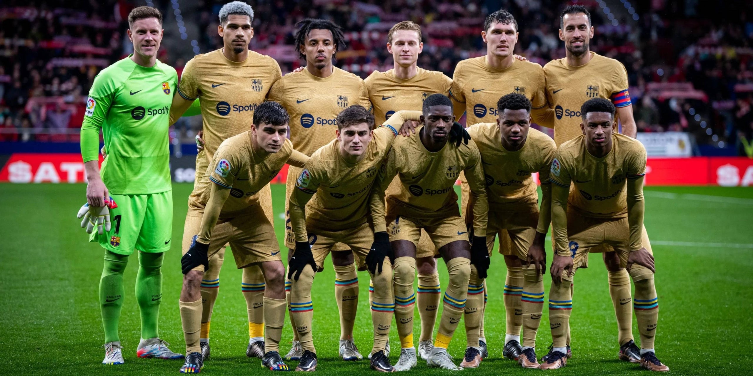 L'alineació titular del Barça contra l'Atlètic de Madrid | FC Barcelona
