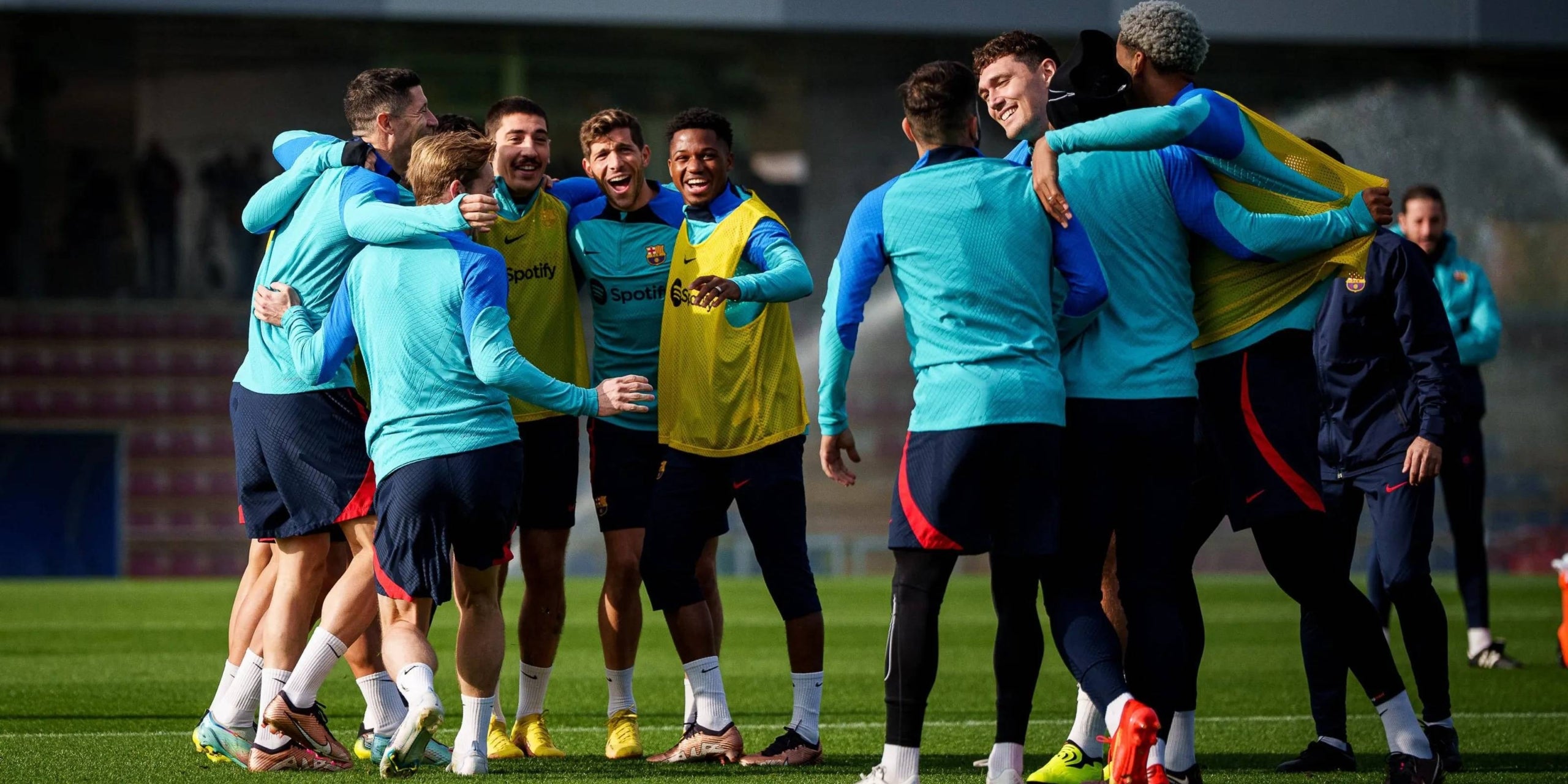 Los jugadores del Barça, durante un entrenamiento | FC Barcelona