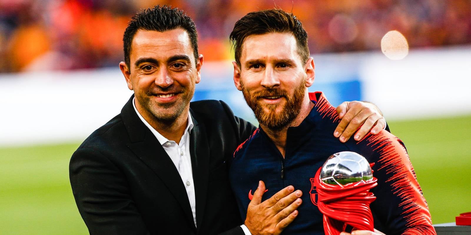 Xavi Hernández i Leo Messi, en arxiu | Europa Press
