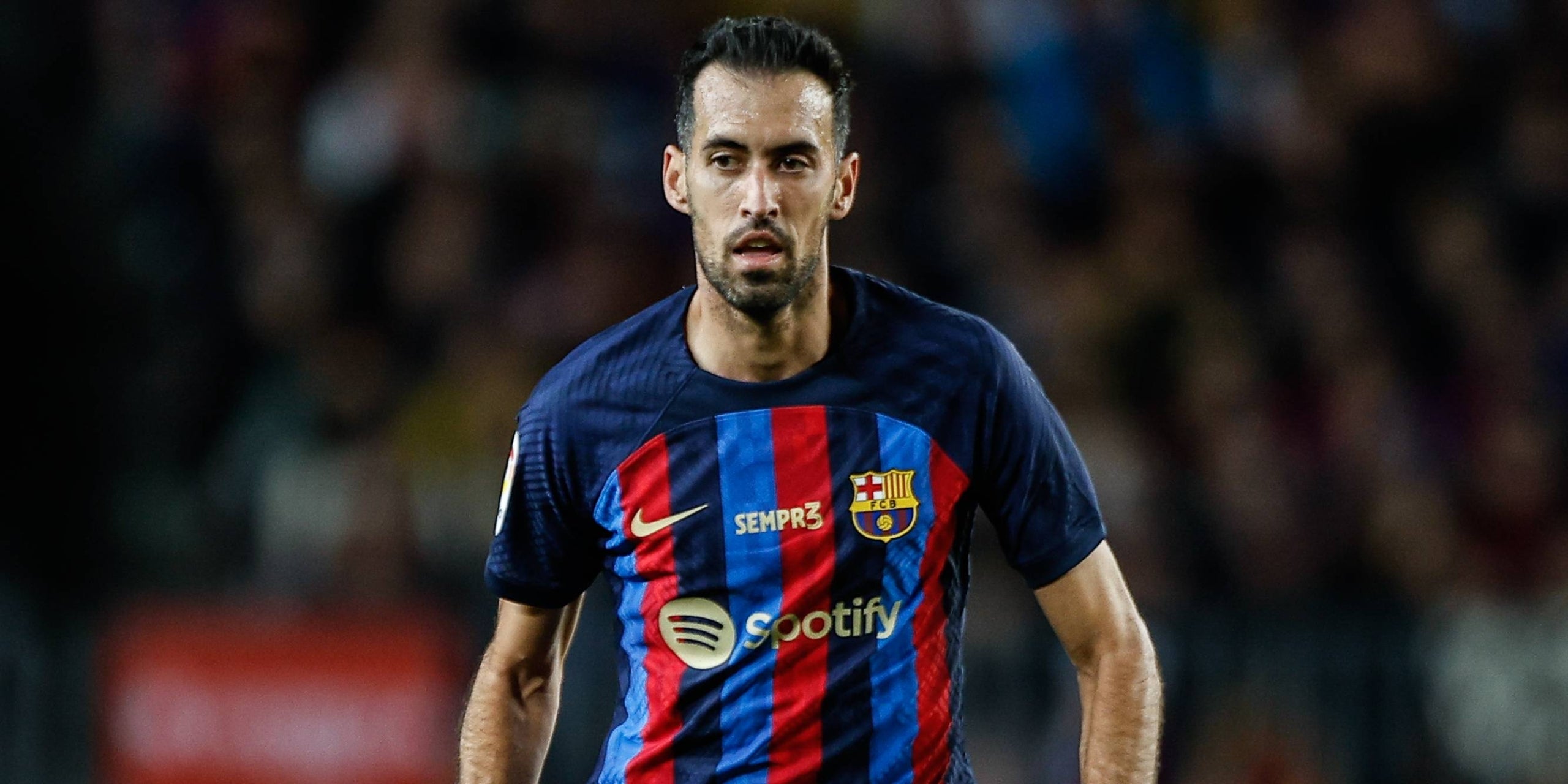 Sergio Busquets, durant un partit amb el Barça | Europa Press