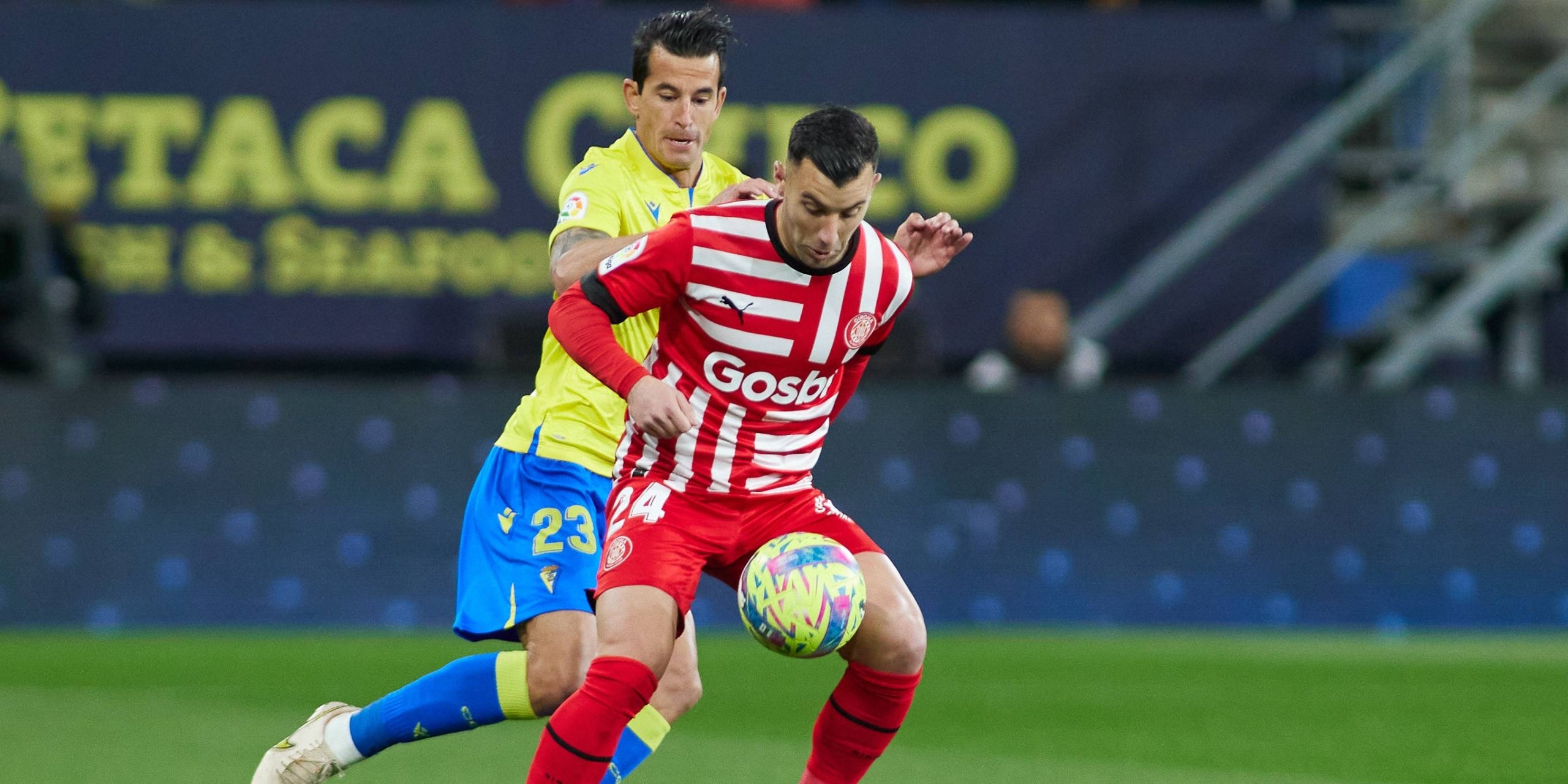 Borja García i Luis Hernández, durant el Cadis-Girona | Europa Press