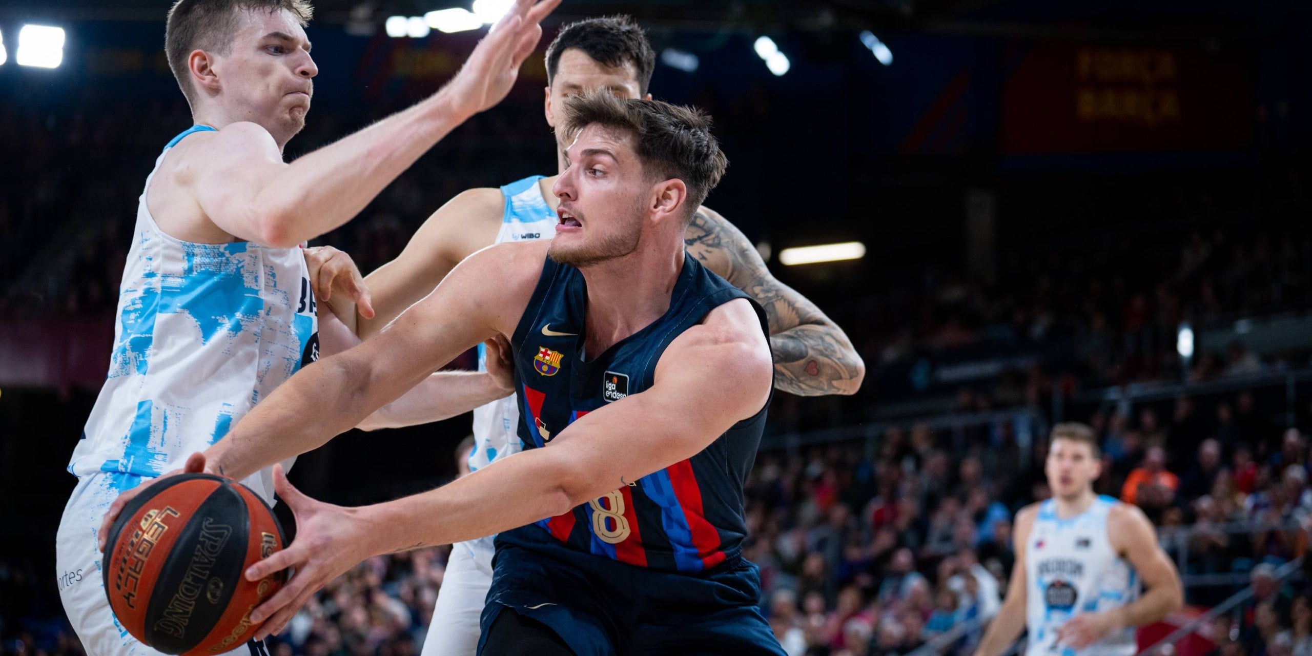 Sergi Martínez, durant el Barça-Breogán | @fcbbasket