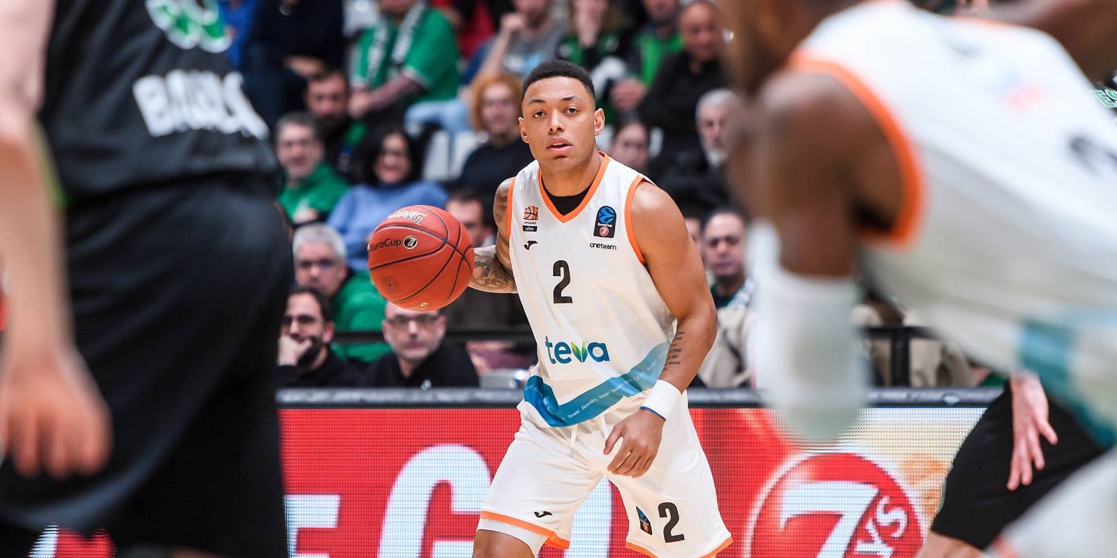 Yago dos Santos, durant el Joventut-Ulm de l'Eurocup | ratiopharm Ulm
