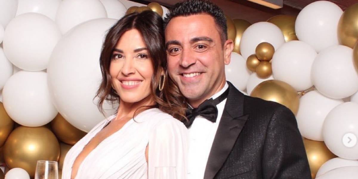 Xavi Hernández i Núria Cunillera | @xavi Instagram