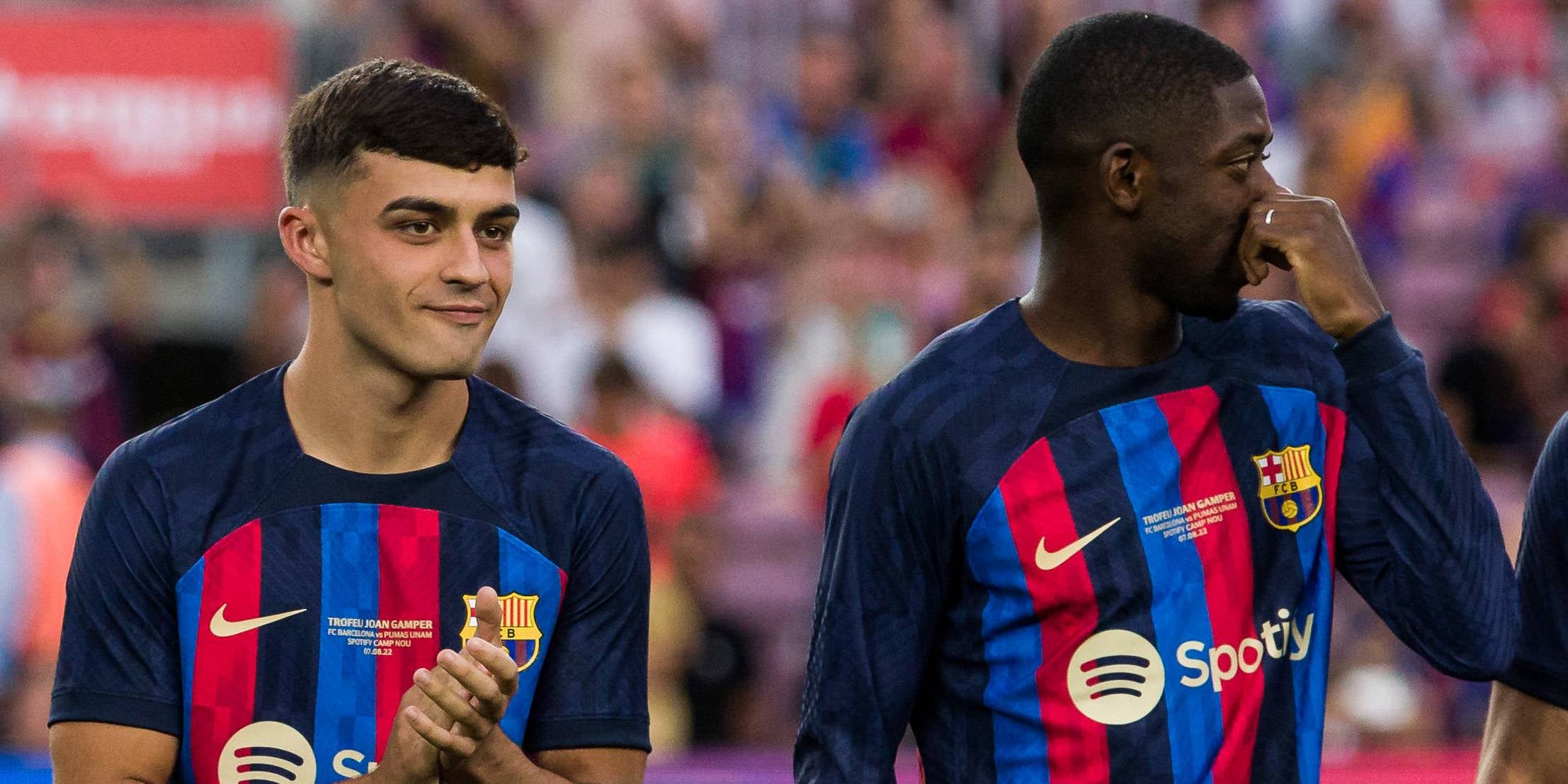 Pedri i Dembélé, jugadors del Barça | Europa Press