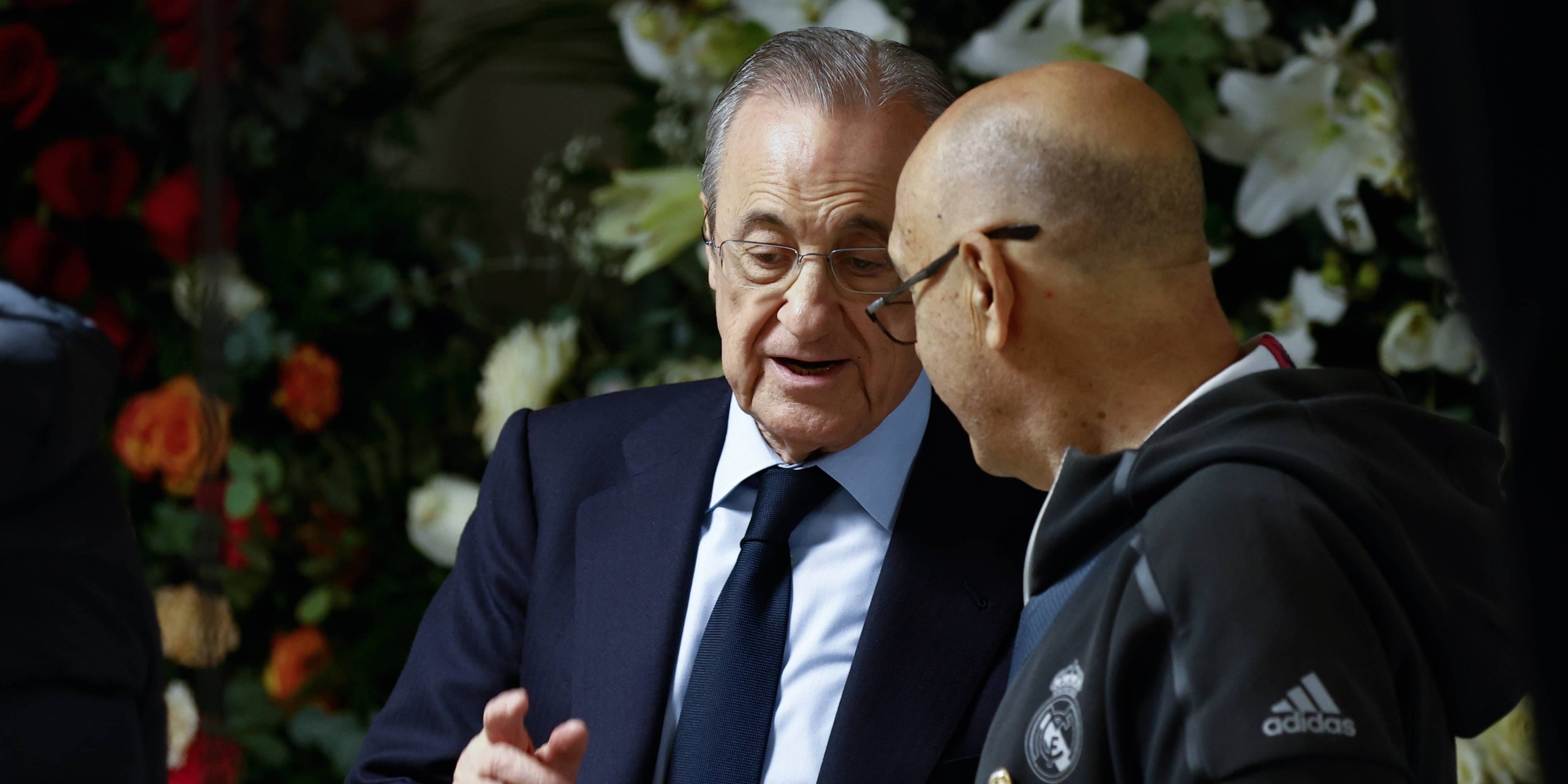 Florentino Pérez, al funeral d'Amancio | Europa Press