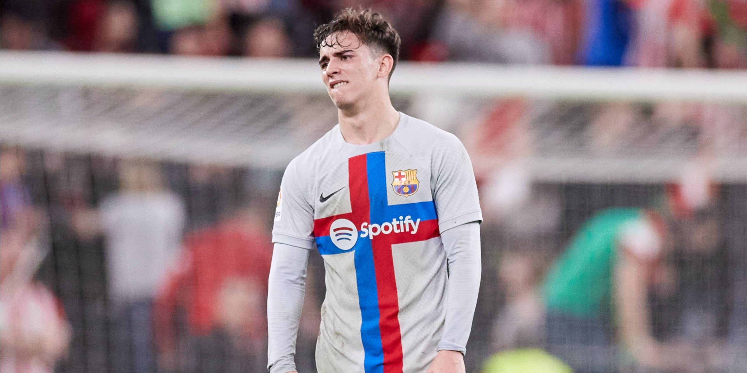 Gavi, durante un partido del Barça | Europa Press