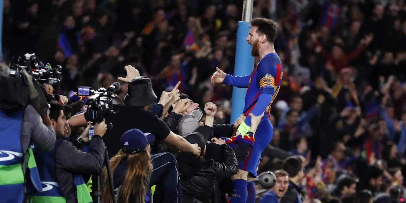 Leo Messi, durant la famosa remuntada del Barça al PSG | FC Barcelona