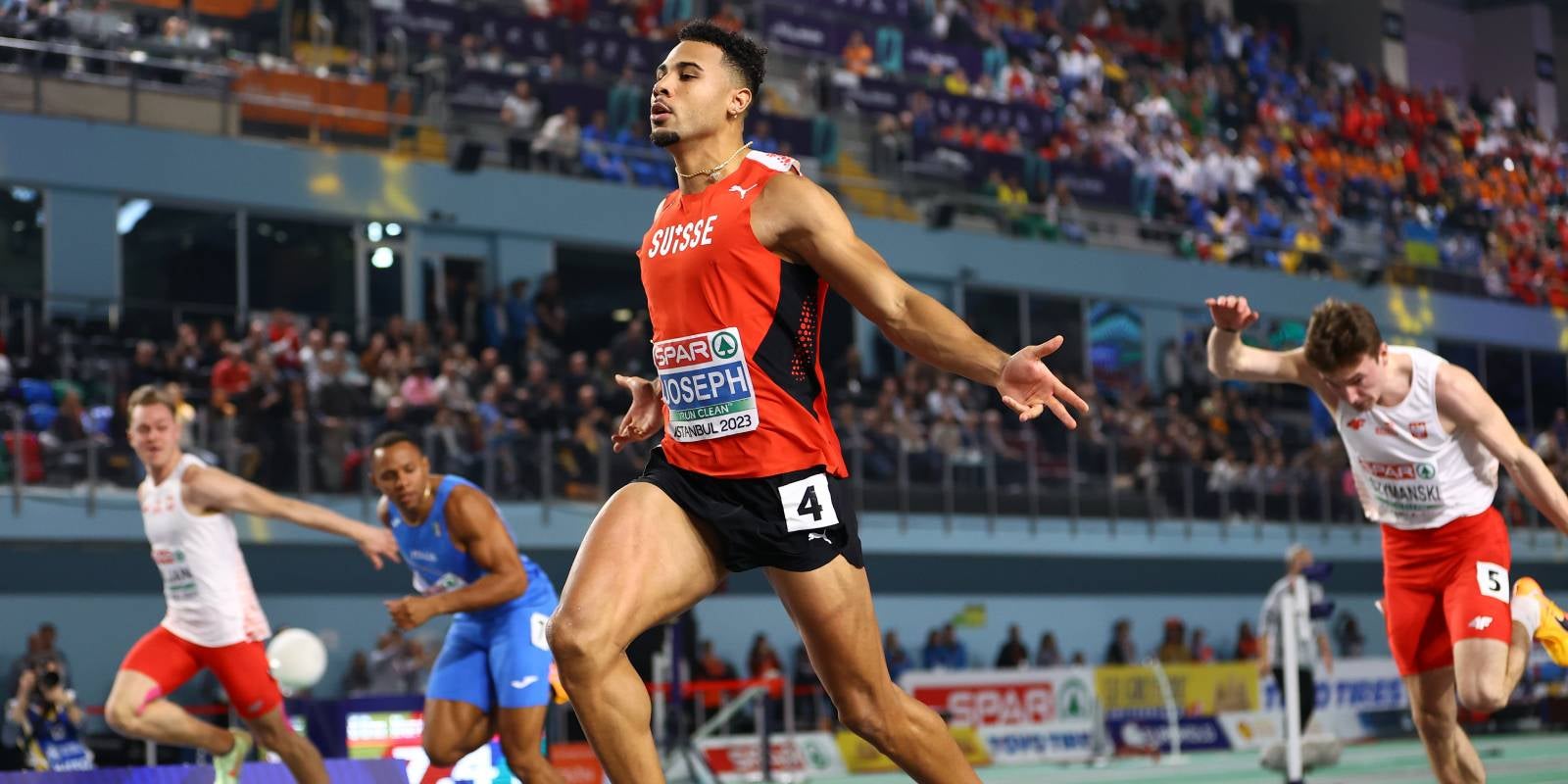 Jason Joseph, guanyador de la disciplina dels 60 metres tanques a l'Europeu d'Atletisme | European Athletics