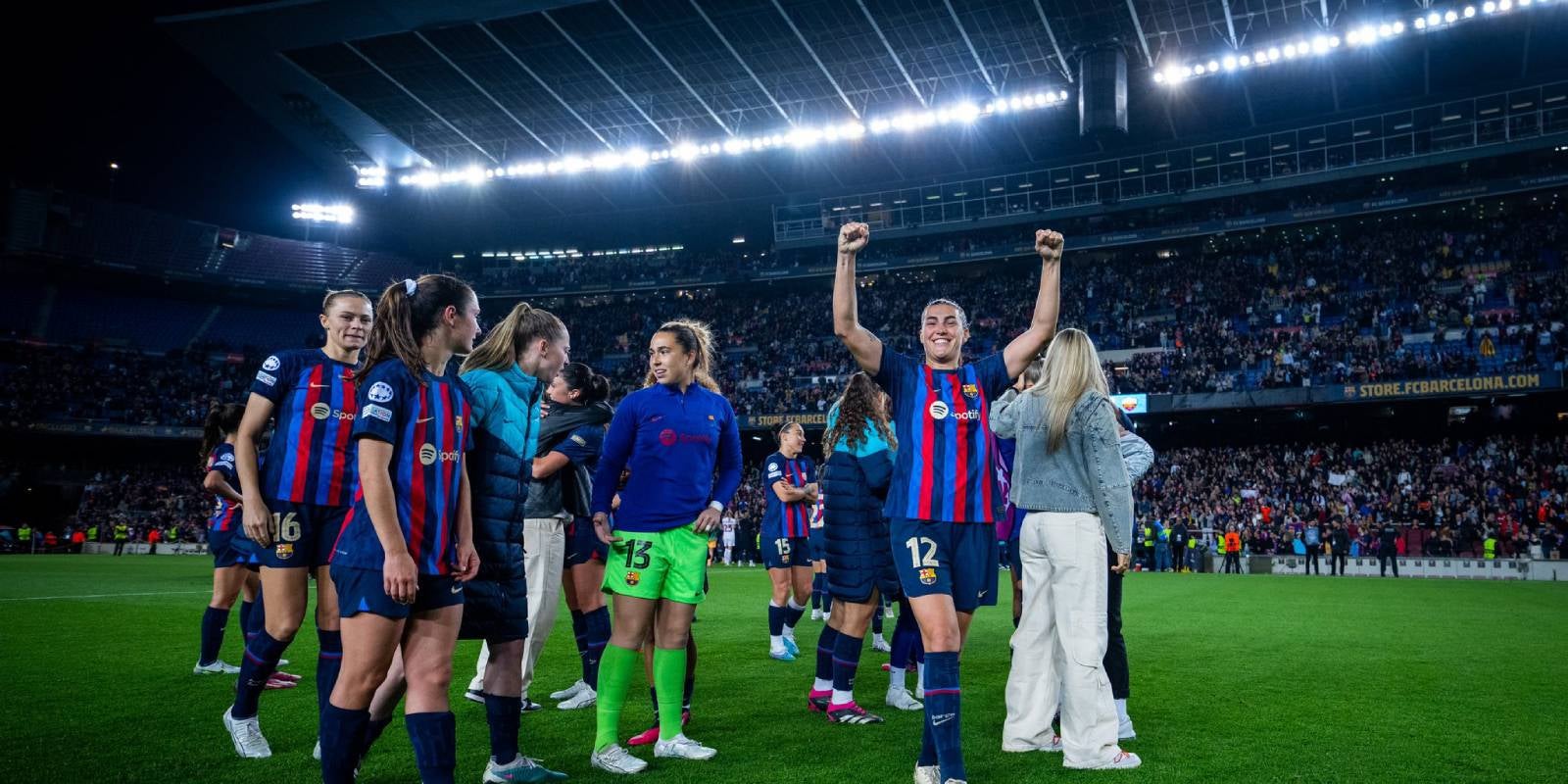 Jugadores del Barça femení, al Camp Nou | FC Barcelona