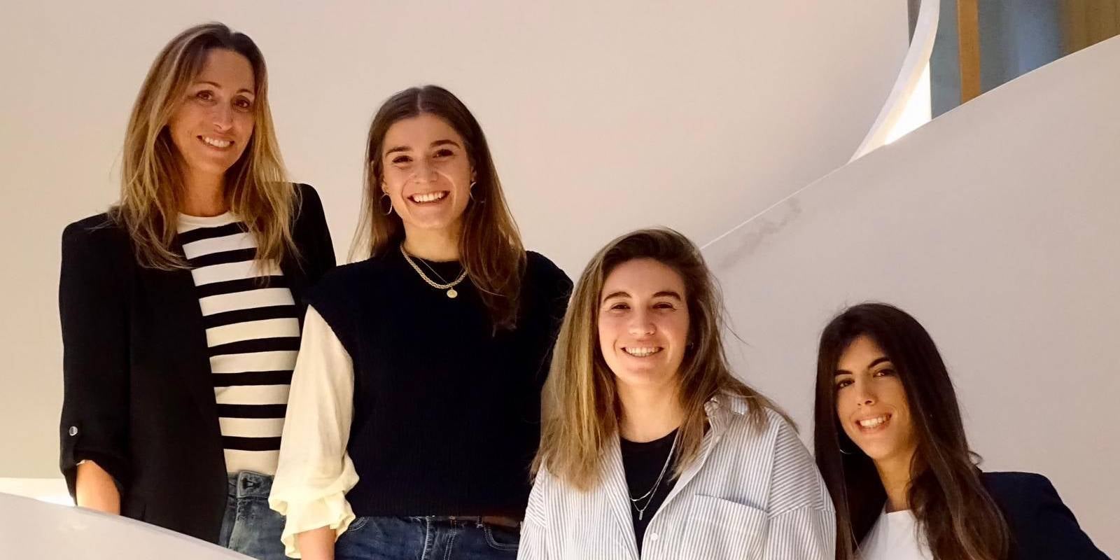 Gemma Mengual, Liv Arndt, Mariona Caldentey i Carlota Planas, a la Juno House de Barcelona | Gabriel Izcovich