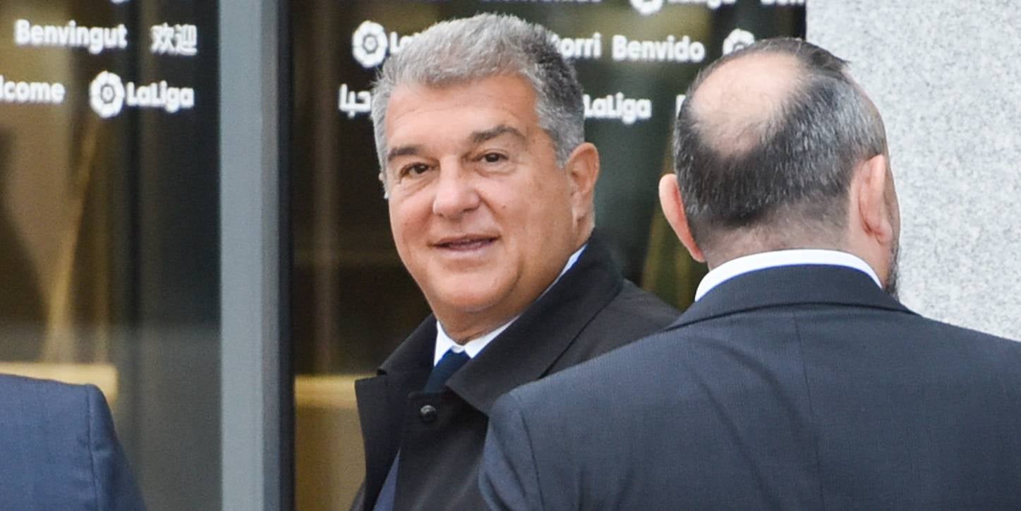 Joan Laporta, a l'Assemblea de LaLiga | Europa Press