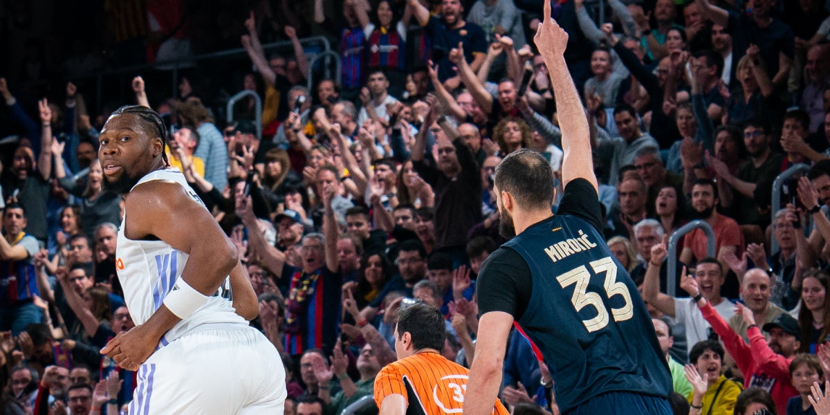 Nikola Mirotic, durant el Clàssic | FC Barcelona