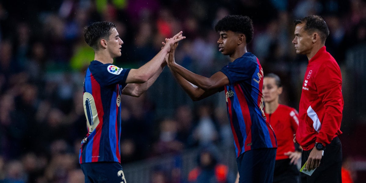 Lamine Yamal i Gavi, jugadors del Barça | FC Barcelona