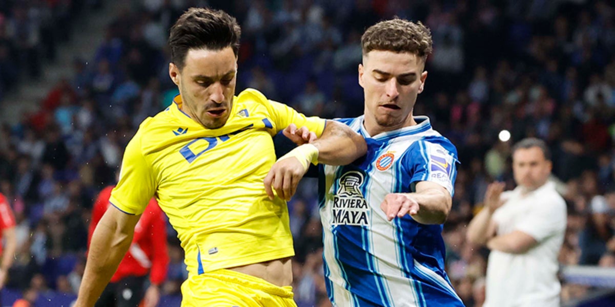 Adrià Pedrosa i Iza Carcelén, jugadors de l'Espanyol i el Cadis | RCD Espanyol