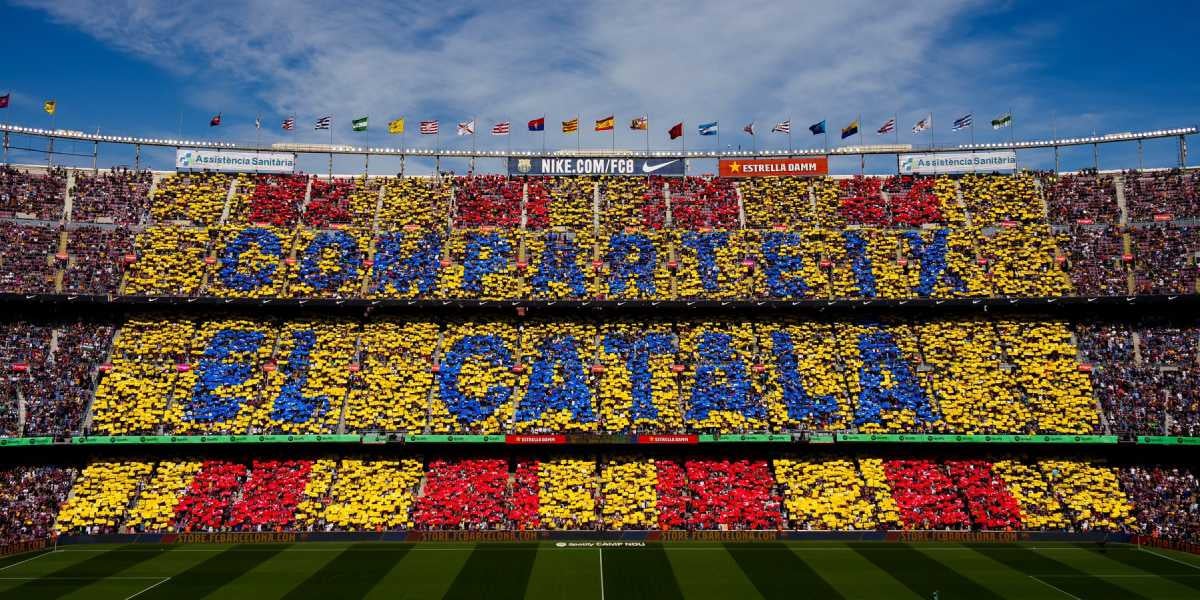 Mosaic del Barça pel partit contra l'Atlètic | Europa Press