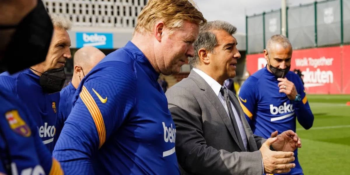 Koeman y Laporta, en una imagen de archivo | Europa Press