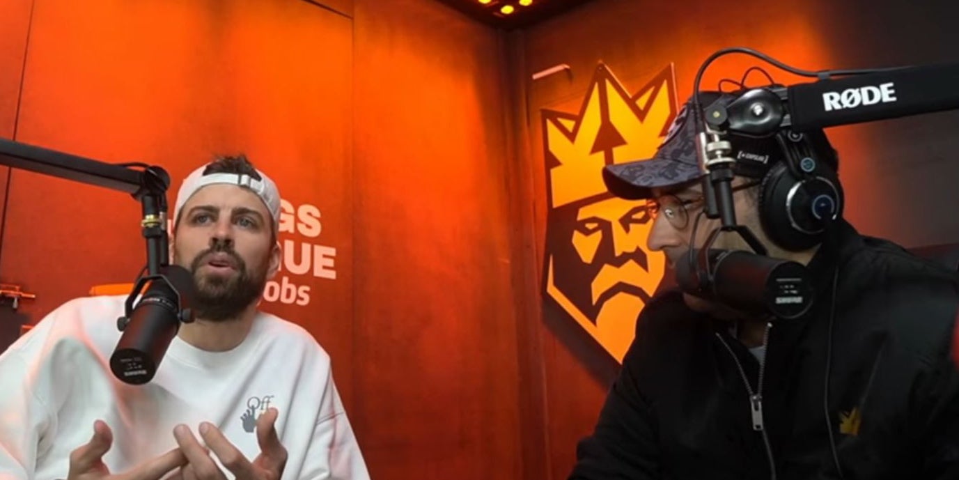 Gerard Piqué durant l'entrevista amb Gerard Romero | Twitch