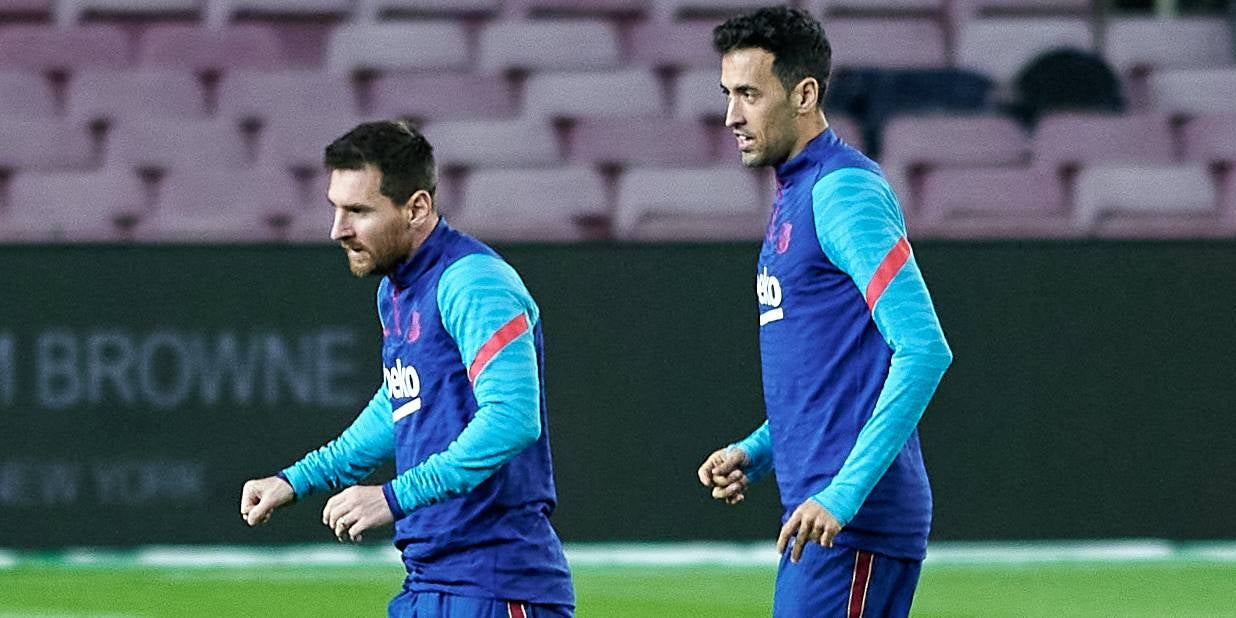 Leo Messi i Sergio Busquets, en una imatge d'arxiu | Europa Press