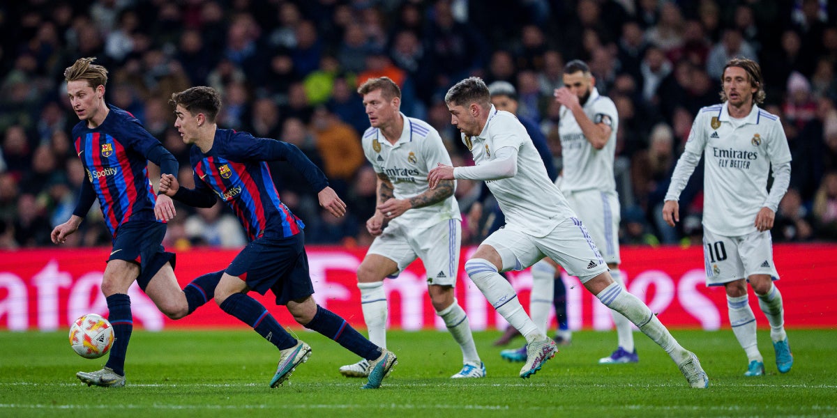 Jugadors de Barça i Madrid durant un Clàssic | FC Barcelona