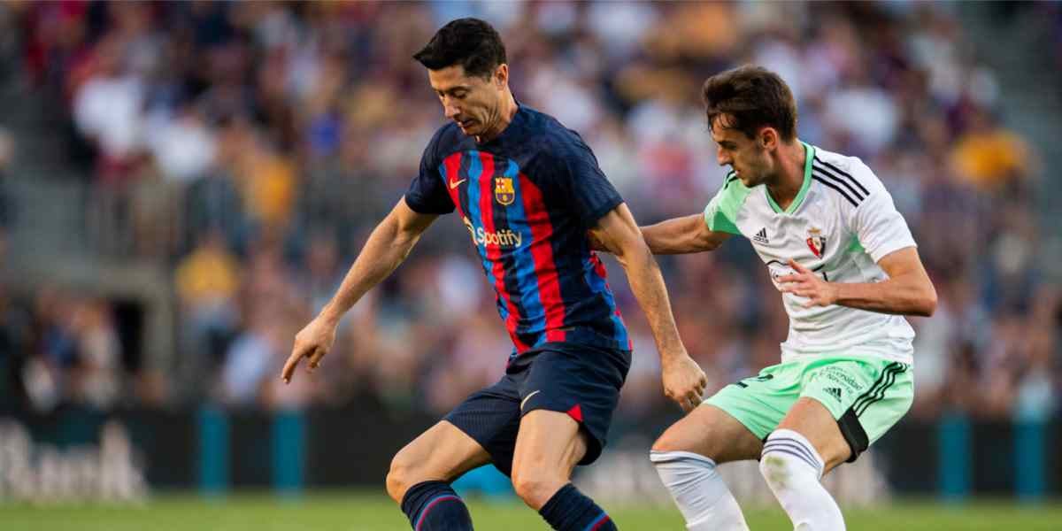 Robert Lewandowski, durant el Barça-Osasuna | FC Barcelona