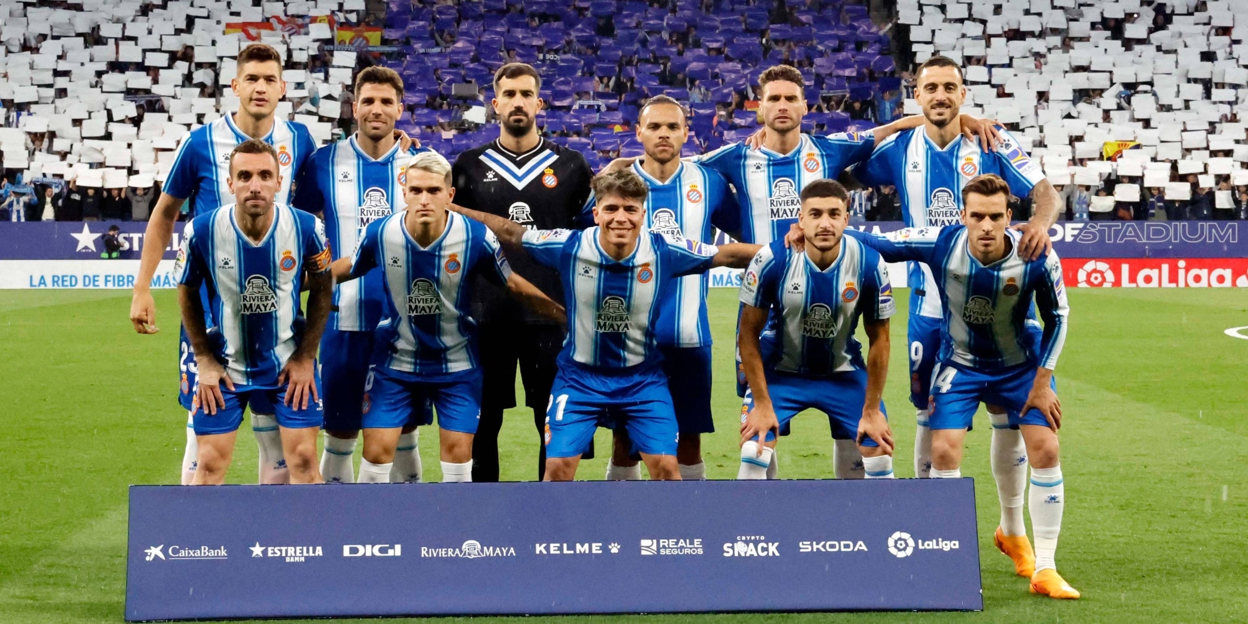 Els jugadors de l'Espanyol, abans d'un partit | RCD Espanyol